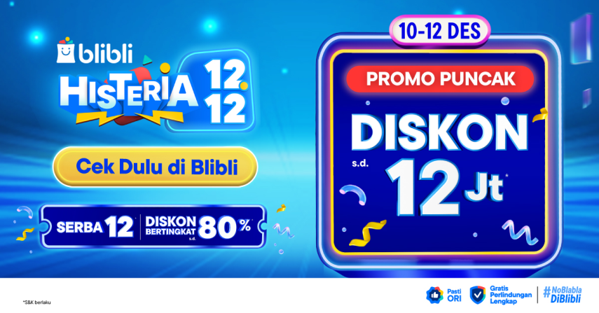 7 Produk Elektronik Rumah Tangga yang Layak Dibeli Saat Promo 12.12 Blibli