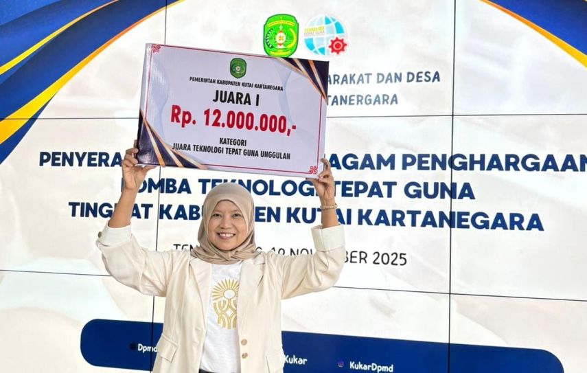 Kapsul Kunyit Hitam dari Purwajaya Raih Juara 1 TTG Unggulan Kukar 2025, Penjualan Meluas hingga Pulau Sumatra