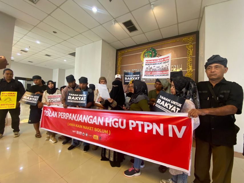 Tolak Perpanjangan HGU PT PTPN IV, Sejumlah Desa di Paser Bawa Empat Poin Tuntutan