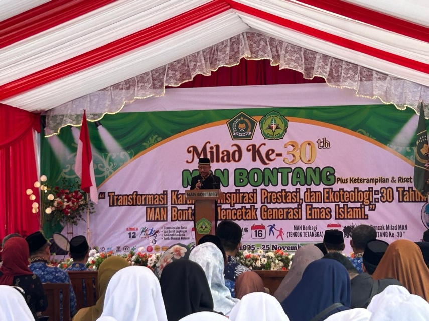 HUT ke-30 MAN Bontang, Pemkot Apresiasi Prestasi dan Inovasi Sekolah