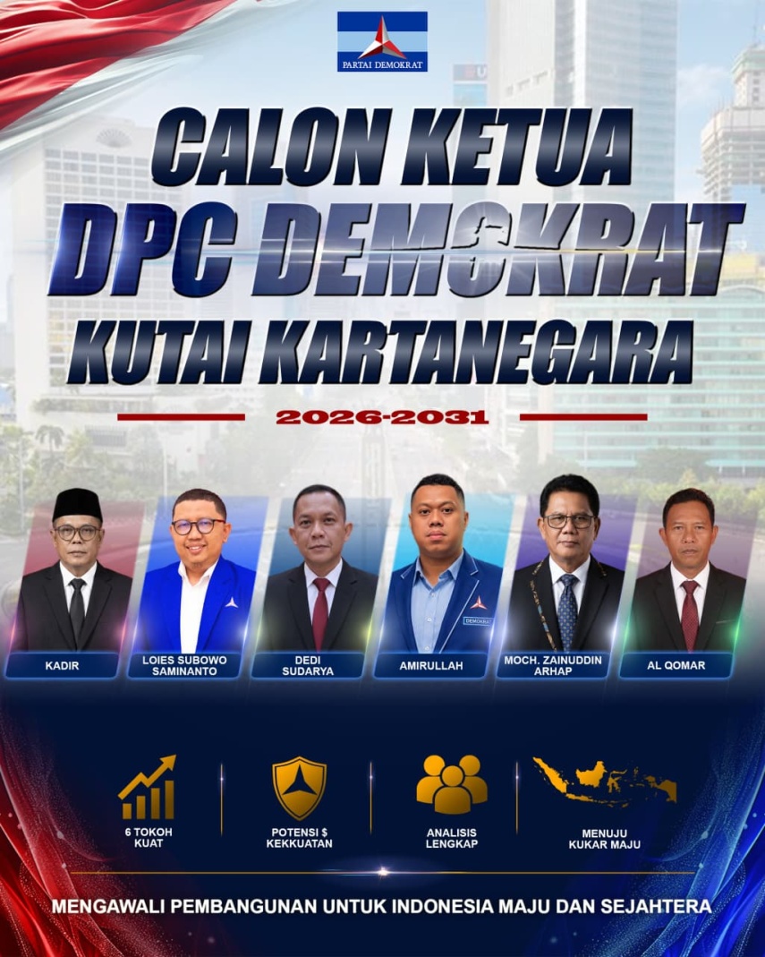 Bursa Calon Ketua Demokrat Kukar Menghangat, Tiga Nama Mulai Mengerucut