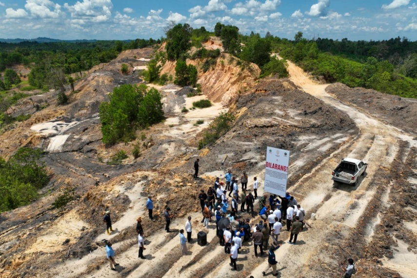 Otorita IKN Gandeng Aparat Tindak Tegas Tambang Batu Bara Ilegal di Tahura Bukit Soeharto