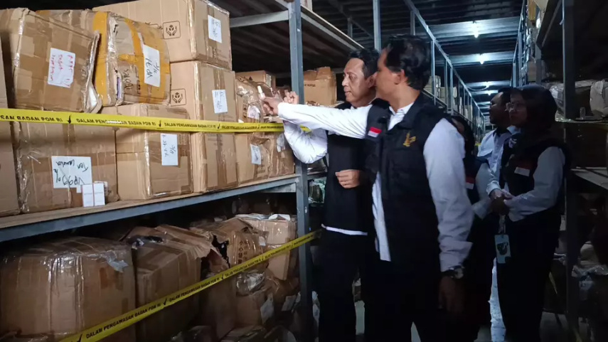 BPOM Gerebek Gudang Raksasa di Tangerang, Sita 2 Juta Kosmetik Ilegal Bernilai Rp27,6 Miliar Asal Tiongkok   