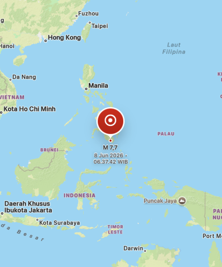 Gempa di Filipina M 7,7 Berpotensi Tsunami, BMKG Tetapkan Berau, Bontang, dan Kutim di Kaltim Status Waspada!