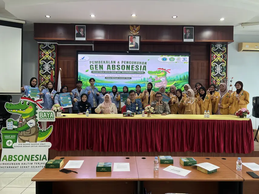 BBPOM Samarinda Kukuhkan 21 Mahasiswa Gen Absonesia untuk Kawal Edukasi Sampah Obat
