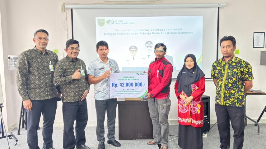 BPJS Ketenagakerjaan Berau Dukung Universal Coverage melalui Perlindungan Perangkat Kampung