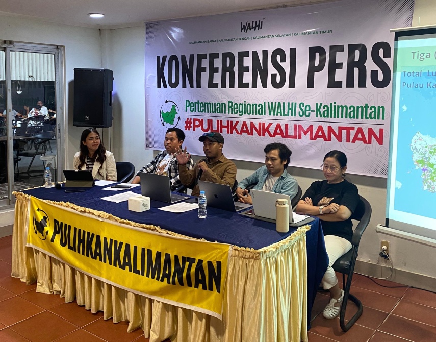 Tutupan Hutan Kalimantan Menyusut Drastis hingga 33 Persen Selama 2015-2025, WALHI se-Kalimantan Desak Stop Izin Industri Ekstraktif