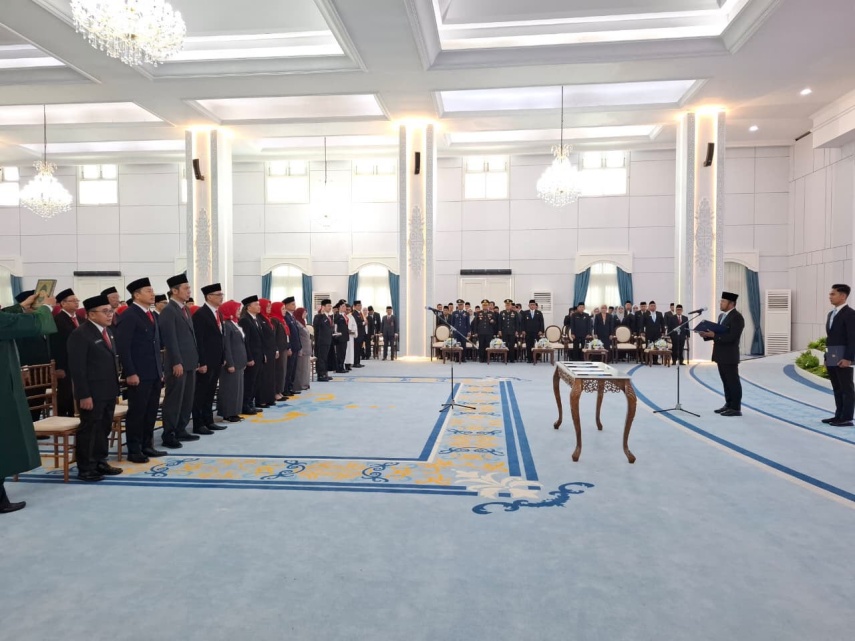 Gubernur Kaltim Rudy Mas'ud Lantik 9 Pejabat Eselon II, Belasan Jabatan Strategis Masih Diisi Plt
