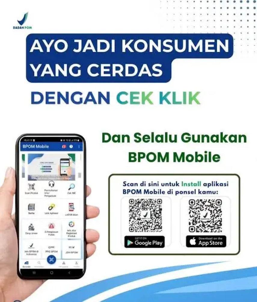 BPOM Samarinda Minta Warga Cek KLIK dan Aplikasi Mobile Sebelum Beli Produk