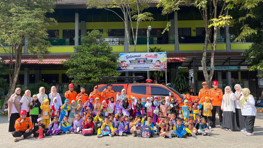 Hari Ketiga MPLS, SDN 013 Bontang Selatan Bekali Siswa Baru dengan Edukasi Siaga Bencana