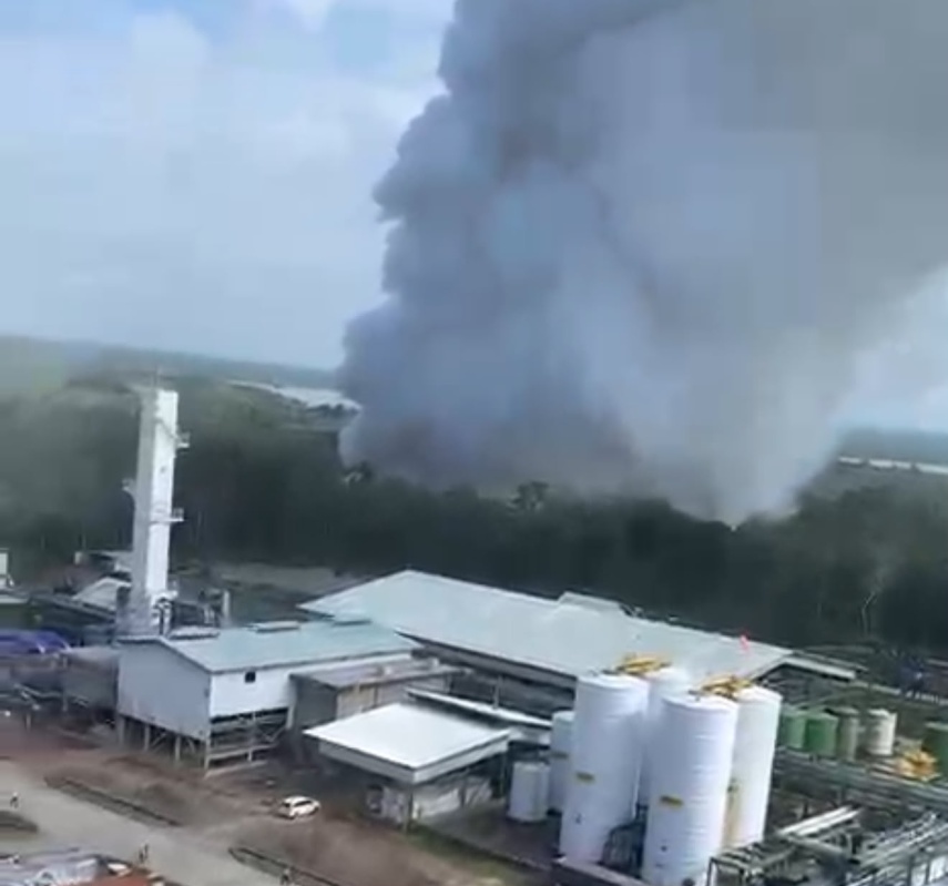 Ledakan Keras Kagetkan Warga Sambaliung Berau, Diduga dari Gudang Kapur Buangan