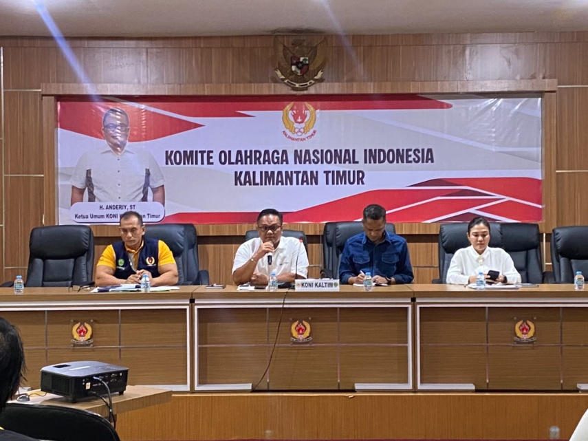 Anggaran Terbatas, KONI Kaltim Pertahankan Skema Klaster Pendanaan Cabor