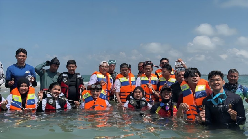 Terumbu Karang Pulau Gusung PPU Dipulihkan, Konservasi Laut Terus Didorong