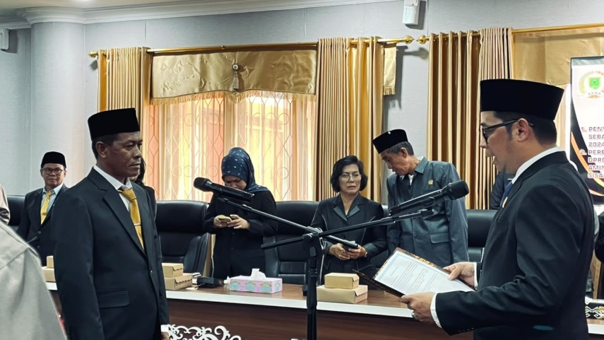 Muhammad Amin Isi Kursi DPRD Berau, Bupati: Jadilah Pendengar Aktif Aspirasi Masyarakat